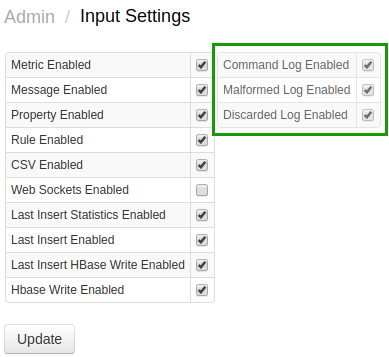 Input Settings