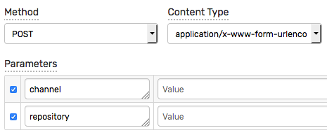 query config form